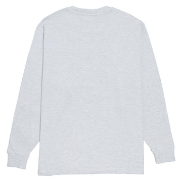 Ben Davis Heavy Duty Long Sleeve Pocket T-Shirt - Ash Grey