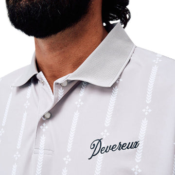 Devereux Café Polo Shirt - Grey