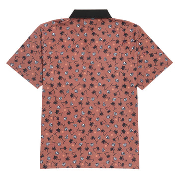 Devereux High Noon Polo Shirt - Clay