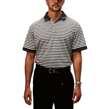 Devereux Camelback Polo Shirt - Brown/White