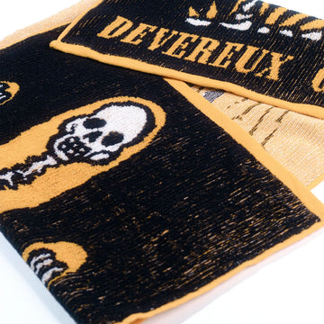 Devereux Voodoo Cactus Golf Towel - Black