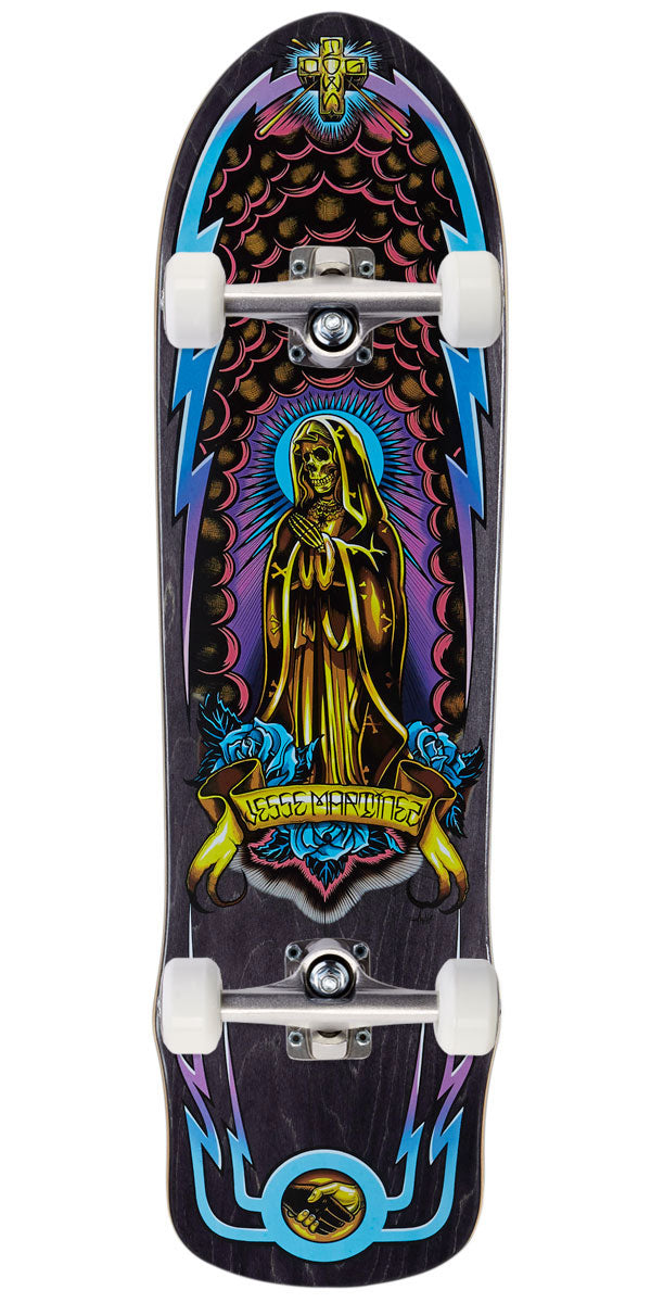 Dogtown Jesse Martinez Guadalupe Handshake M80 Skateboard Complete - Black Stain - 8.625