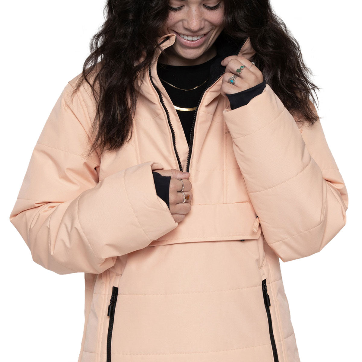 L1 Womens Snowblind Jacket 2024 Snowboard Jacket - Almost Apricot image 5