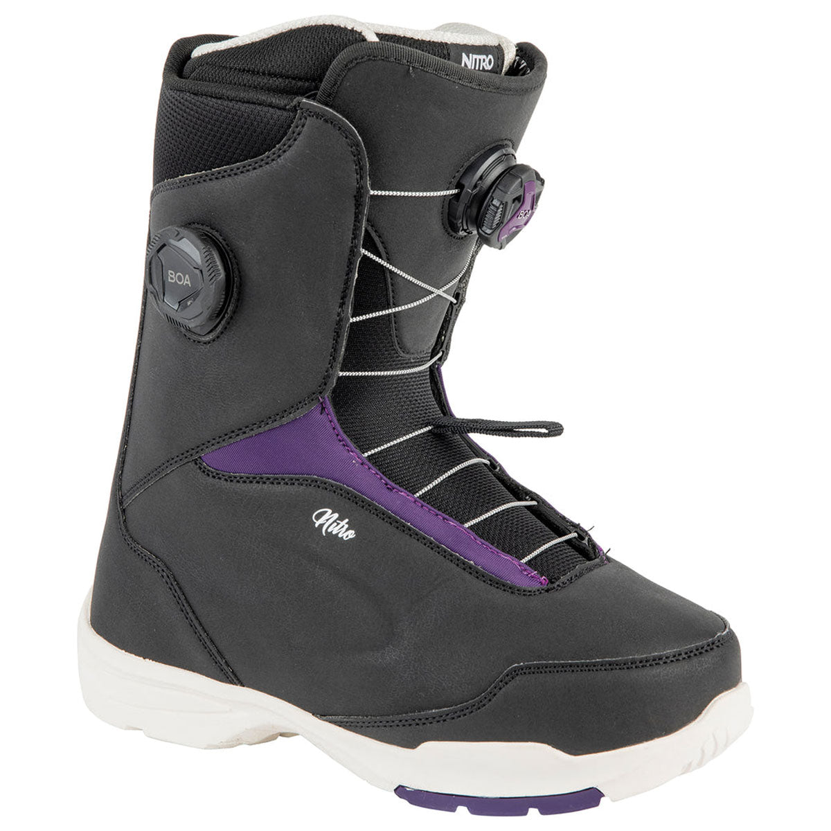 Nitro Scala Boa 2024 Snowboard Boots - Black/Purple image 1