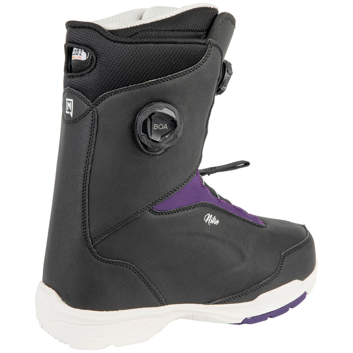 Nitro Scala Boa 2024 Snowboard Boots - Black/Purple image 2