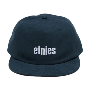 Etnies Icon Embroidery Snapback Hat - Indigo