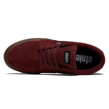 Etnies Barge LS Shoes - Burgundy/Gum