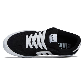 Etnies Lo-Cut Vulc Shoes - Black/White