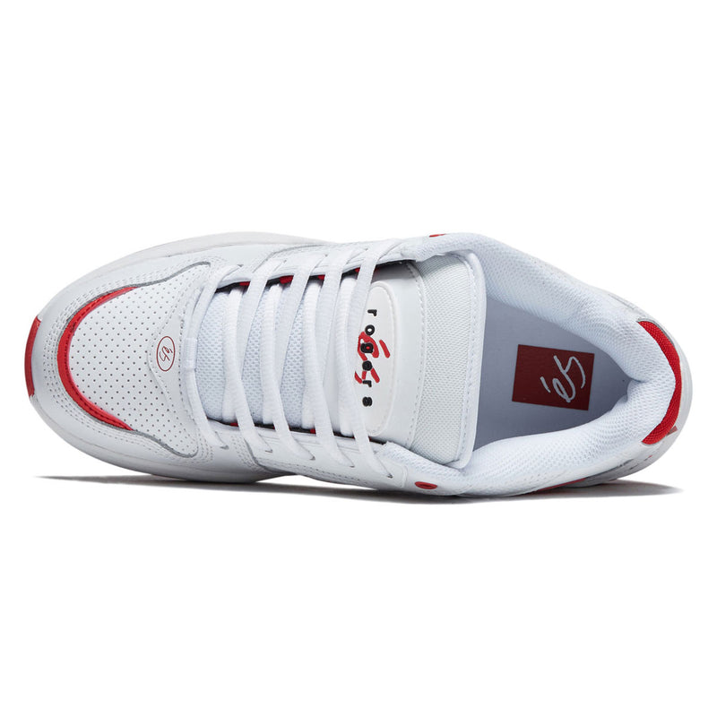 eS TJ Rogers Shoes - White/Red
