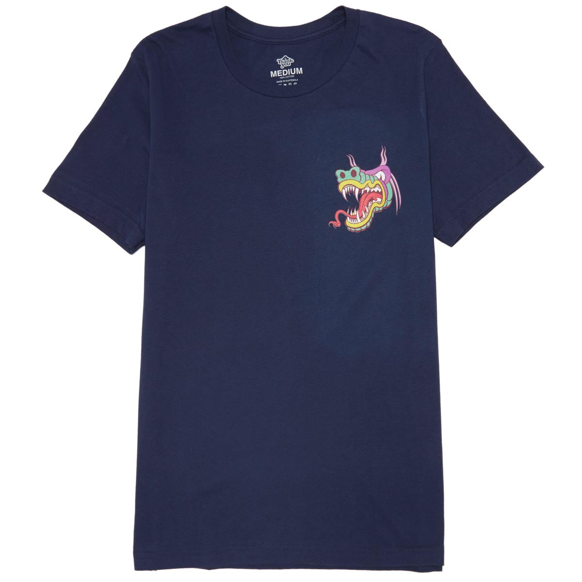 Thank You Dragon Snap T-Shirt - Navy image 2