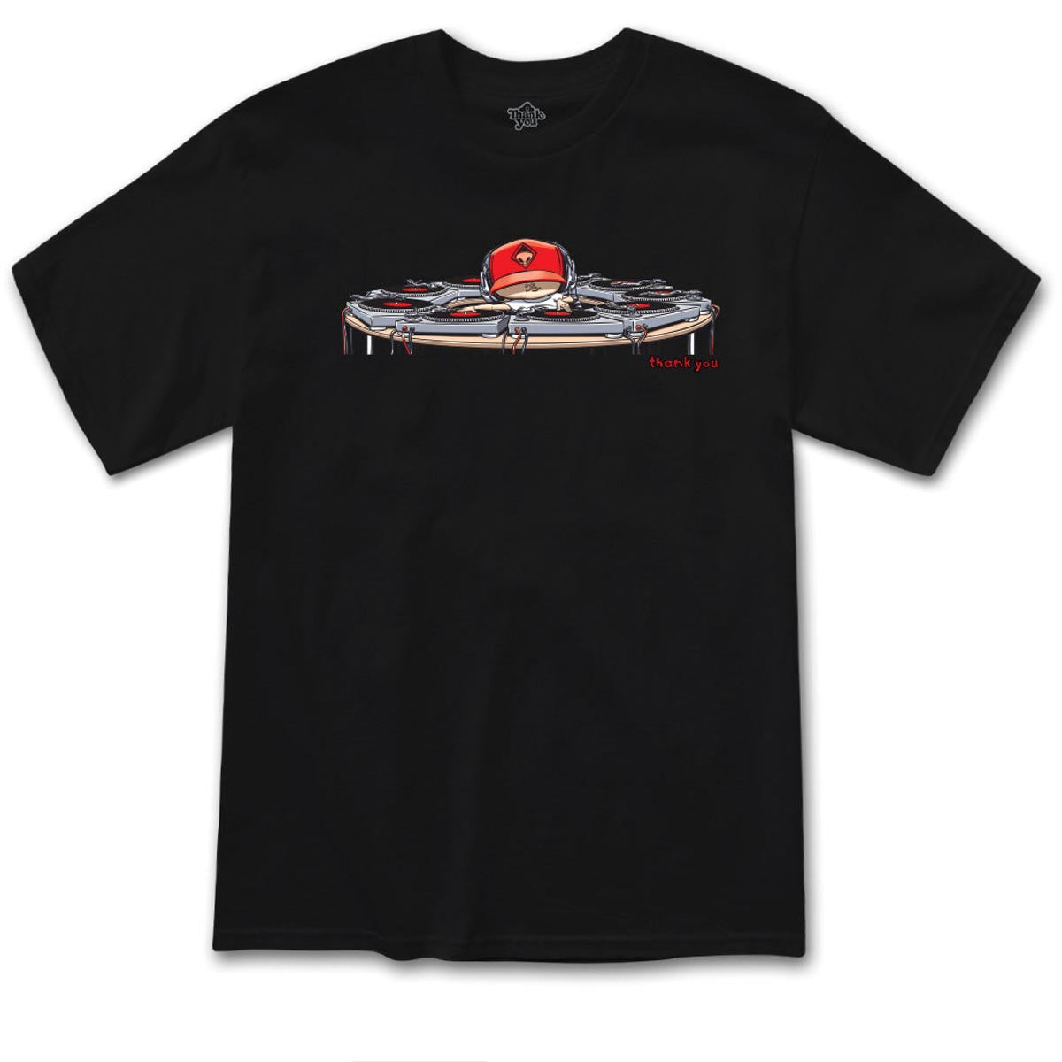 Thank You x Ronnie Creager Mix Master T-Shirt - Black image 1
