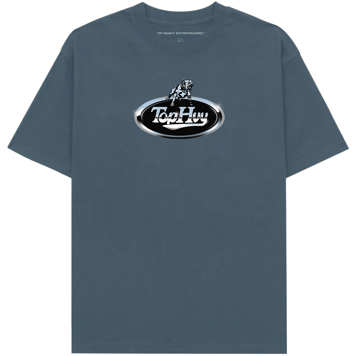 Top Heavy Pitted T-Shirt - Slate image 1