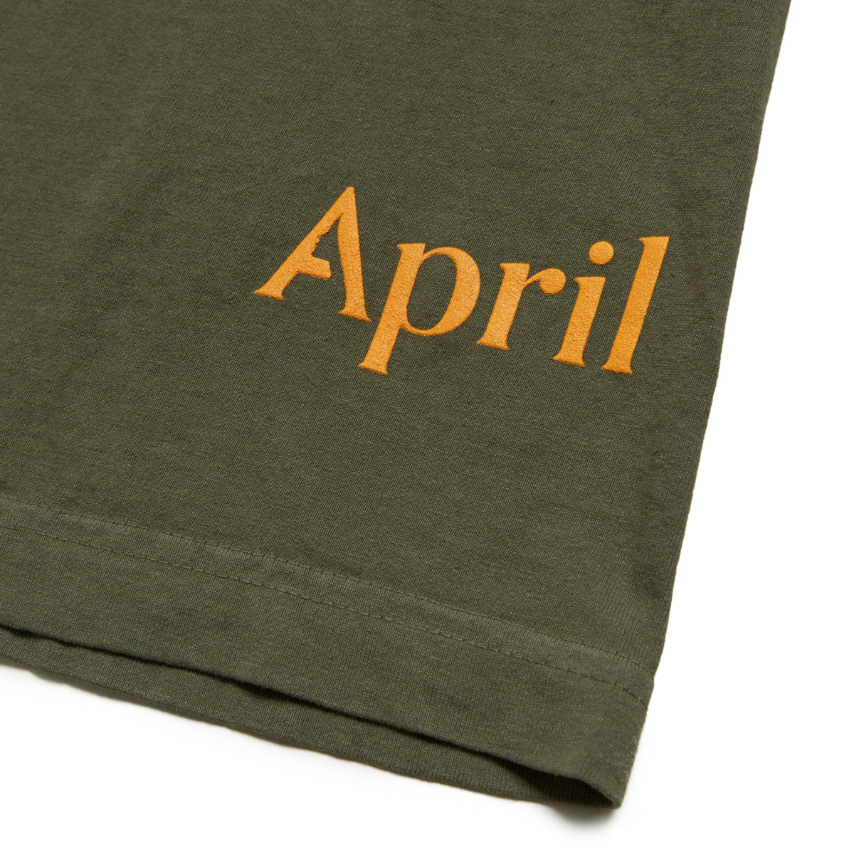 April The Face T-Shirt - Army Green image 3