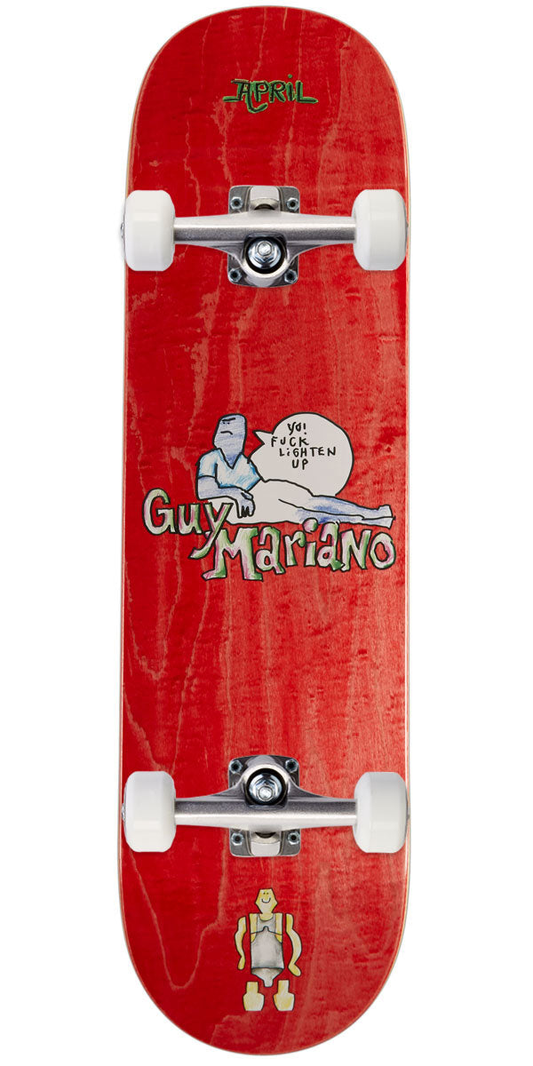 April Guy By Gonz Skateboard Complete - Red - 8.50