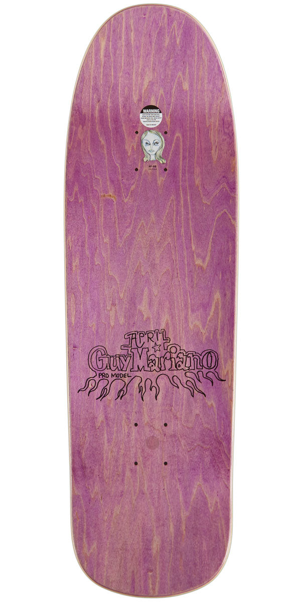 April Guy By Gonz Skateboard Deck - Purple - 9.60