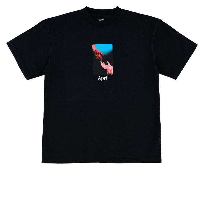 April Material T-Shirt - Black