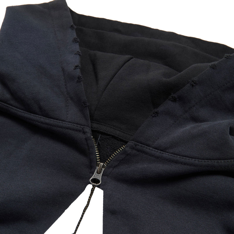 April A Logo Zip Hoodie - Vintage Black