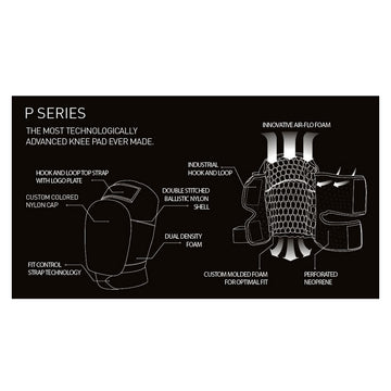 Destroyer P Series Knee Pads - Black