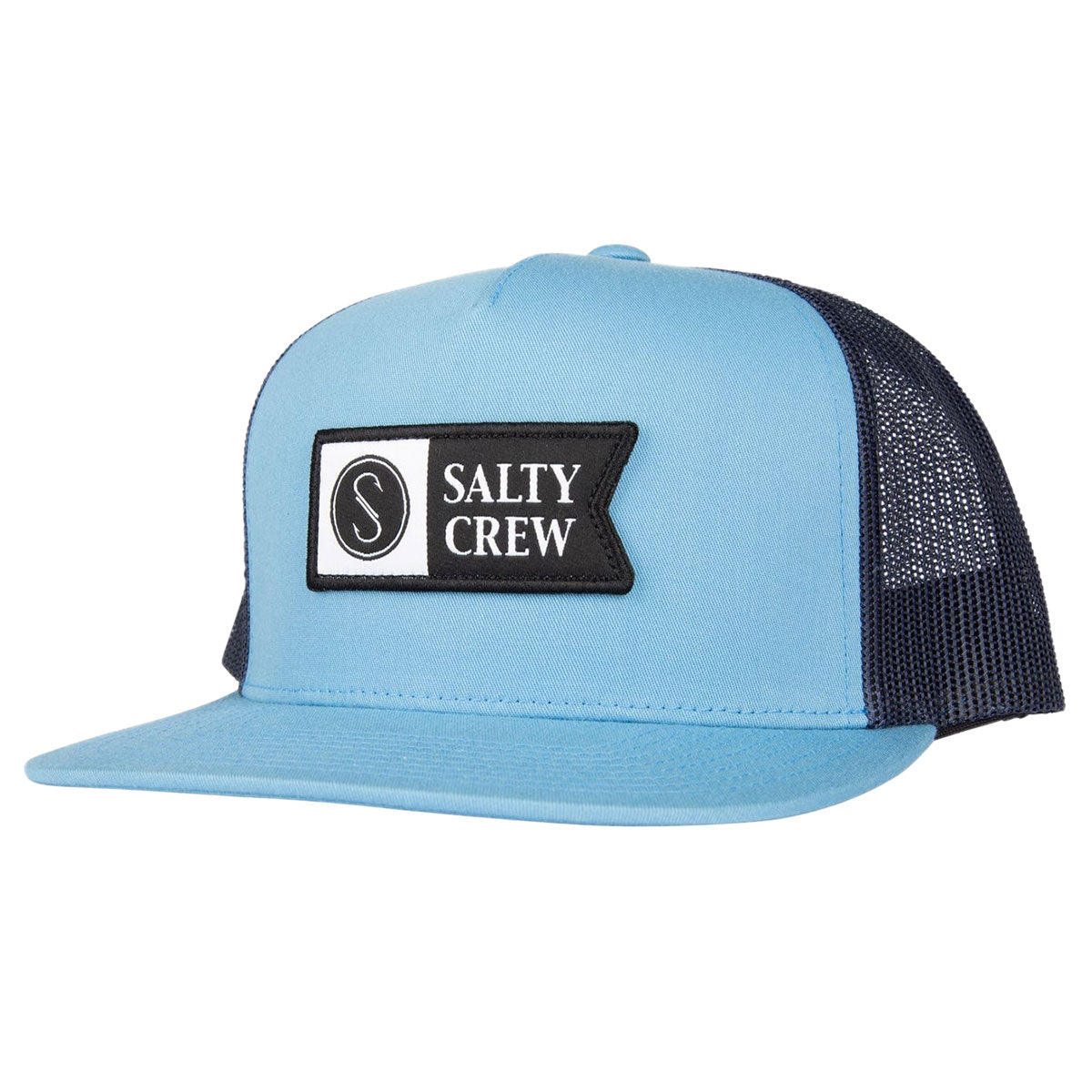 Salty Crew Alpha Twill Trucker Hat - Marine Blue image 1