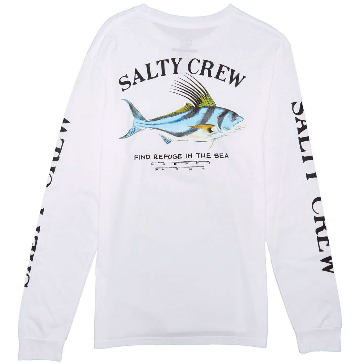 Salty Crew Rooster Premium Long Sleeve T-Shirt - White image 1