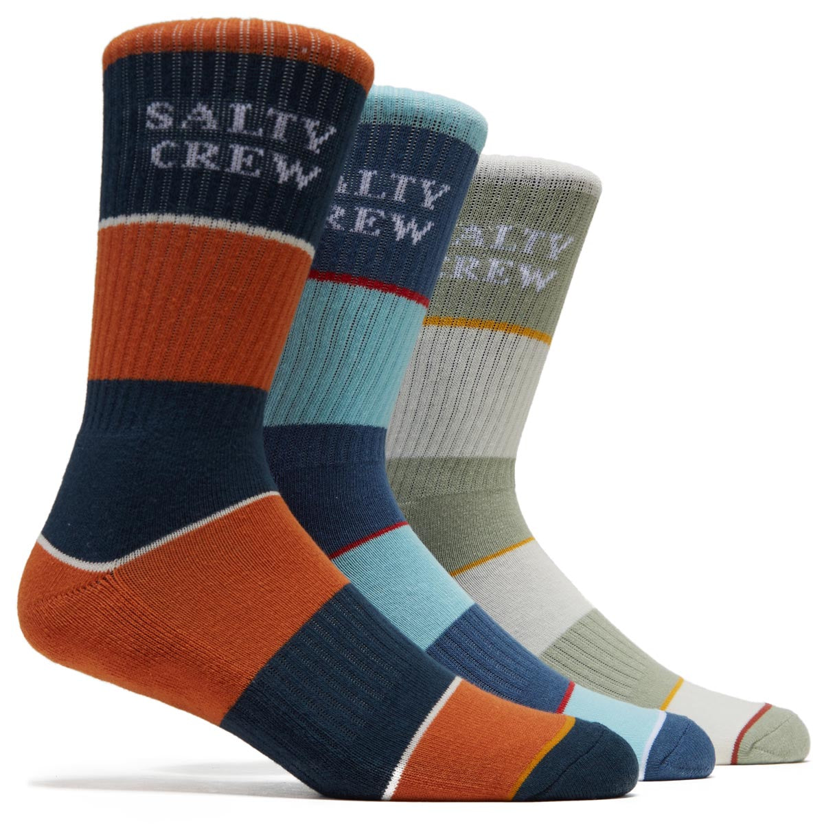 Salty Crew Cutlap 3 Pack of Socks - Multi image 2