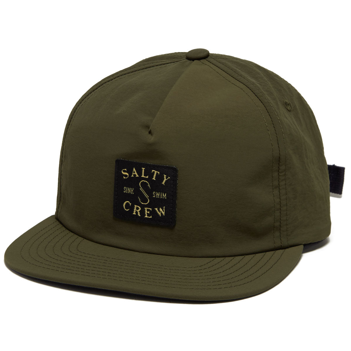 Salty Crew Clubhouse 5 Panel Hat - Olive image 1