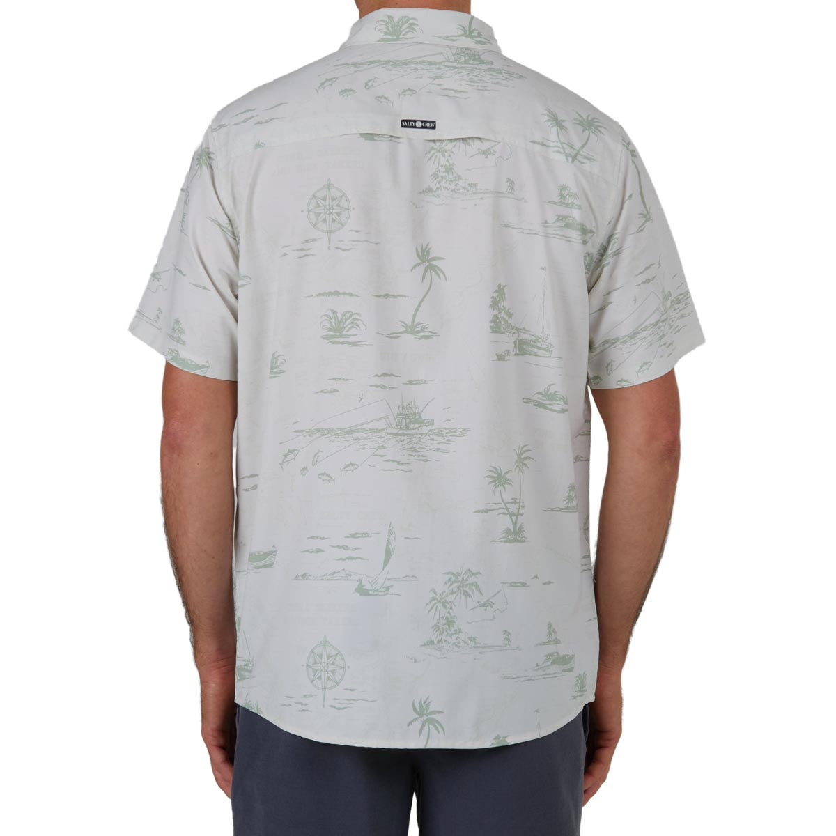 Salty Crew Seafarer Tech Woven Shirt - Wax image 2