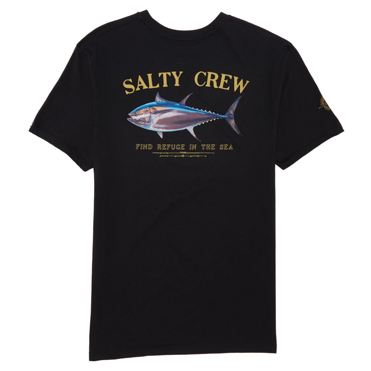 Salty Crew Big Blue T-Shirt - Black image 1