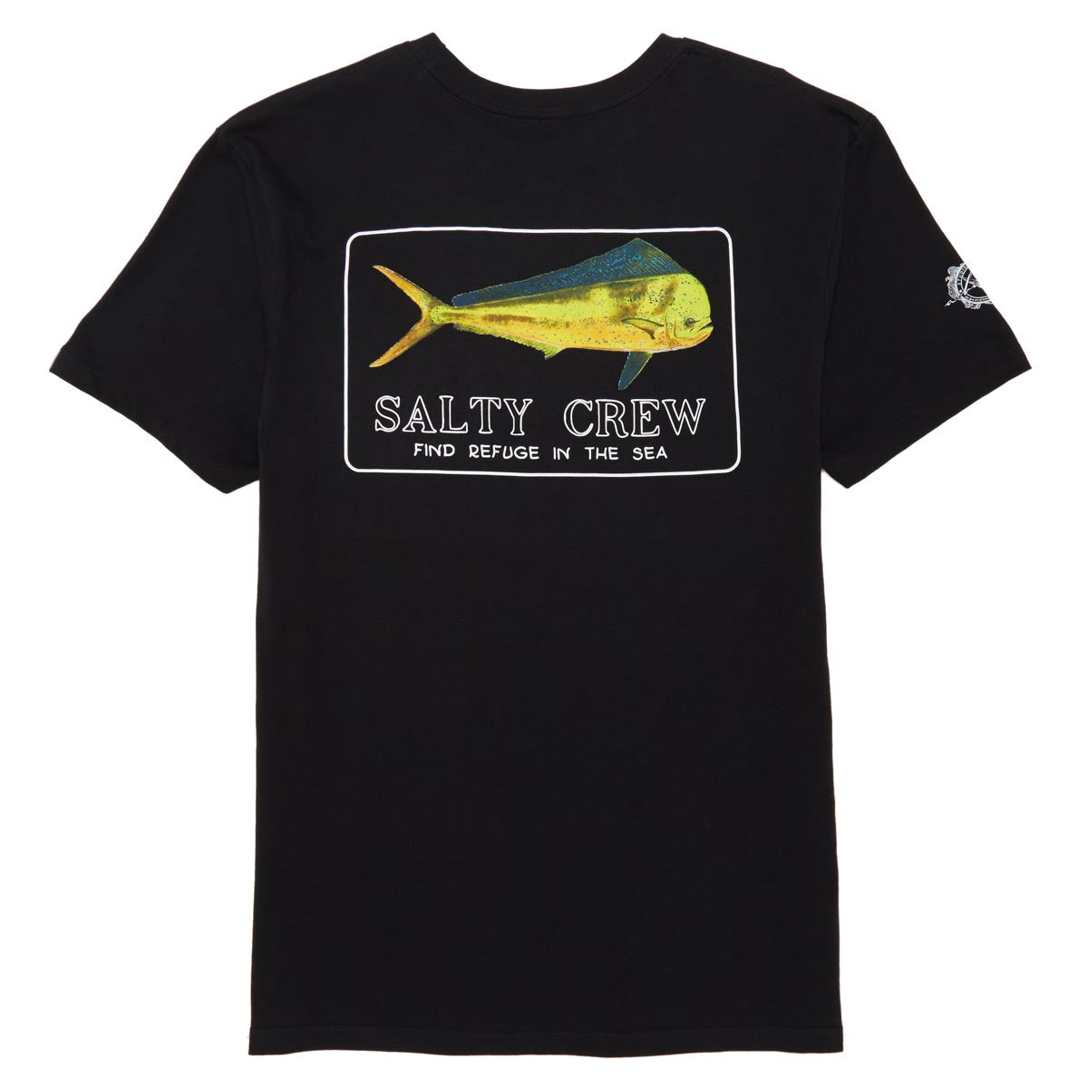 Salty Crew Golden Mahi Premium T-Shirt - Black image 1