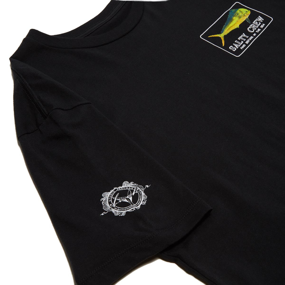 Salty Crew Golden Mahi Premium T-Shirt - Black image 3