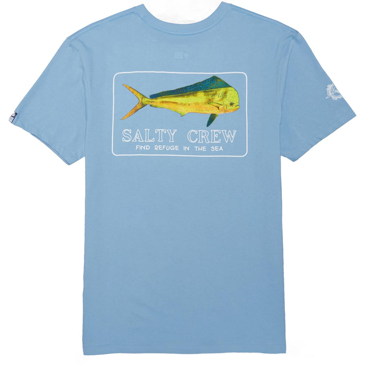 Salty Crew Golden Mahi Premium T-Shirt - Marine Blue image 1