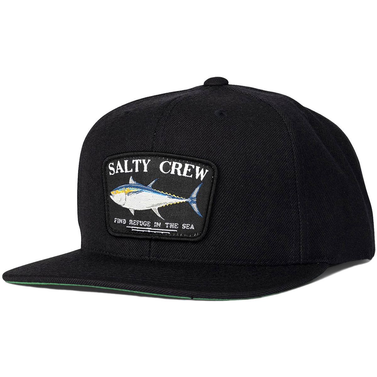 Salty Crew Big Blue 6 Panel Hat - Black image 1