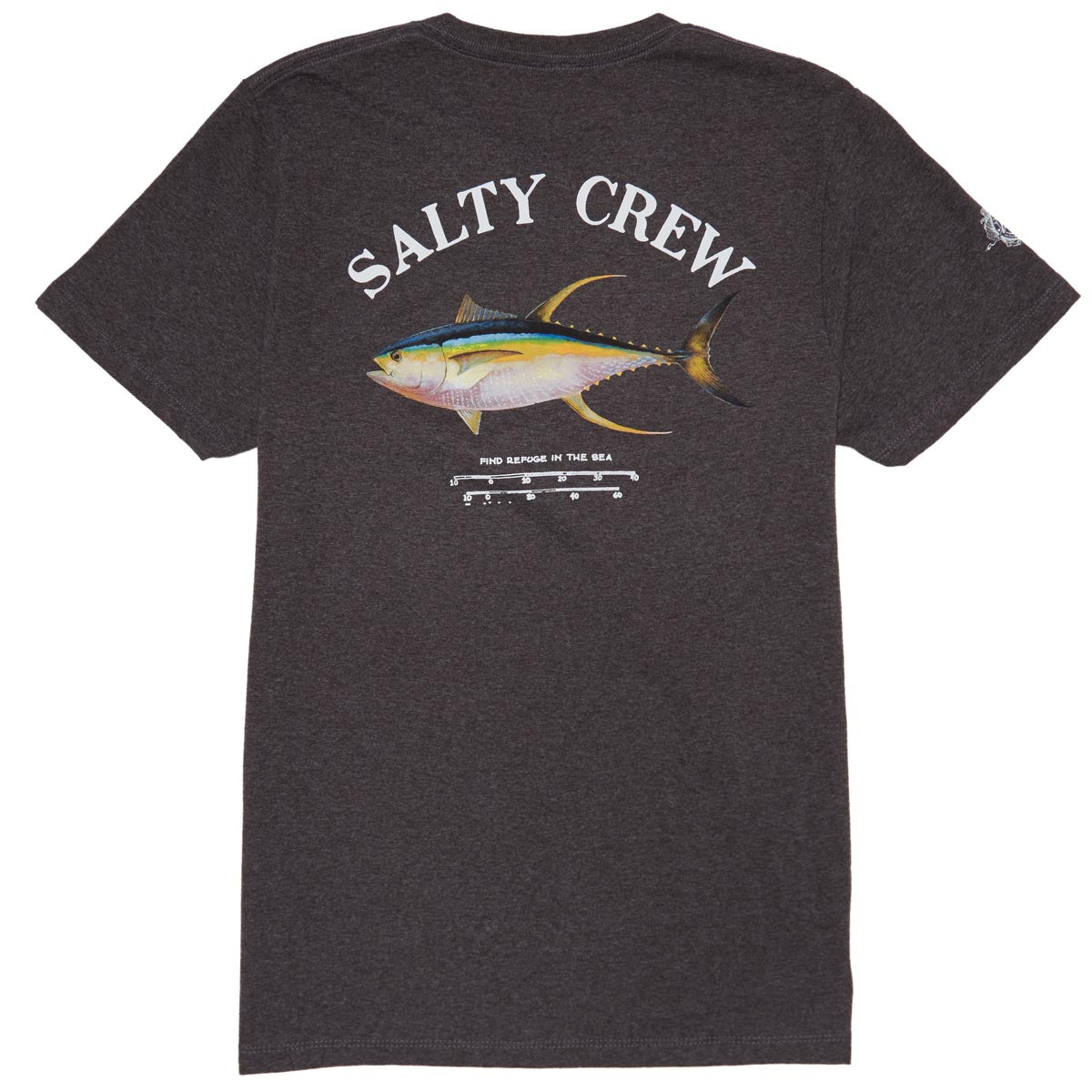 Salty Crew Ahi Mount Classic T-Shirt - Charcoal Heather image 1