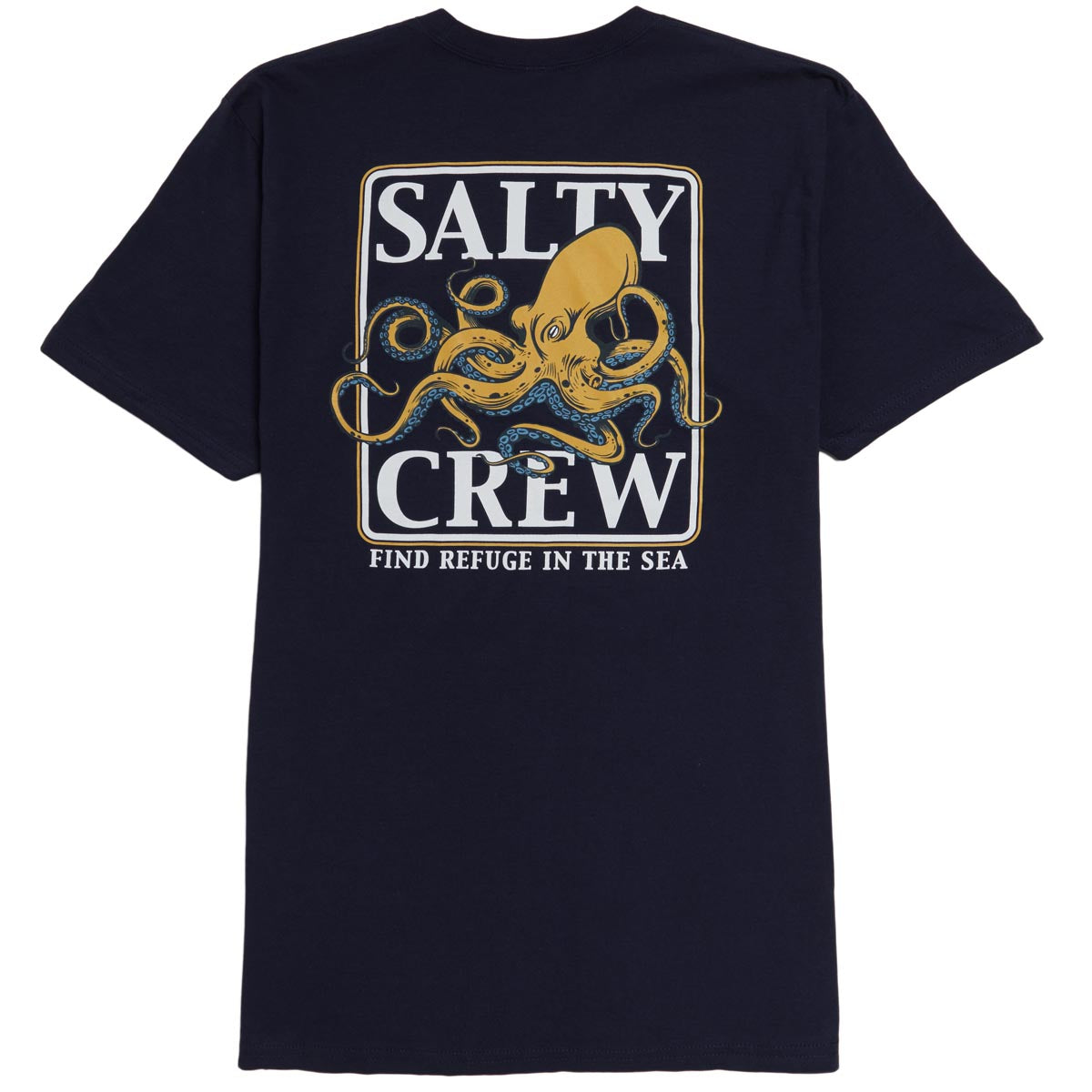 Salty Crew Ink Slinger Classic T-Shirt - Navy image 1