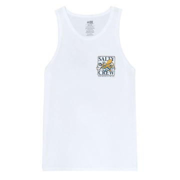 Salty Crew Ink Slinger Tank Top - White