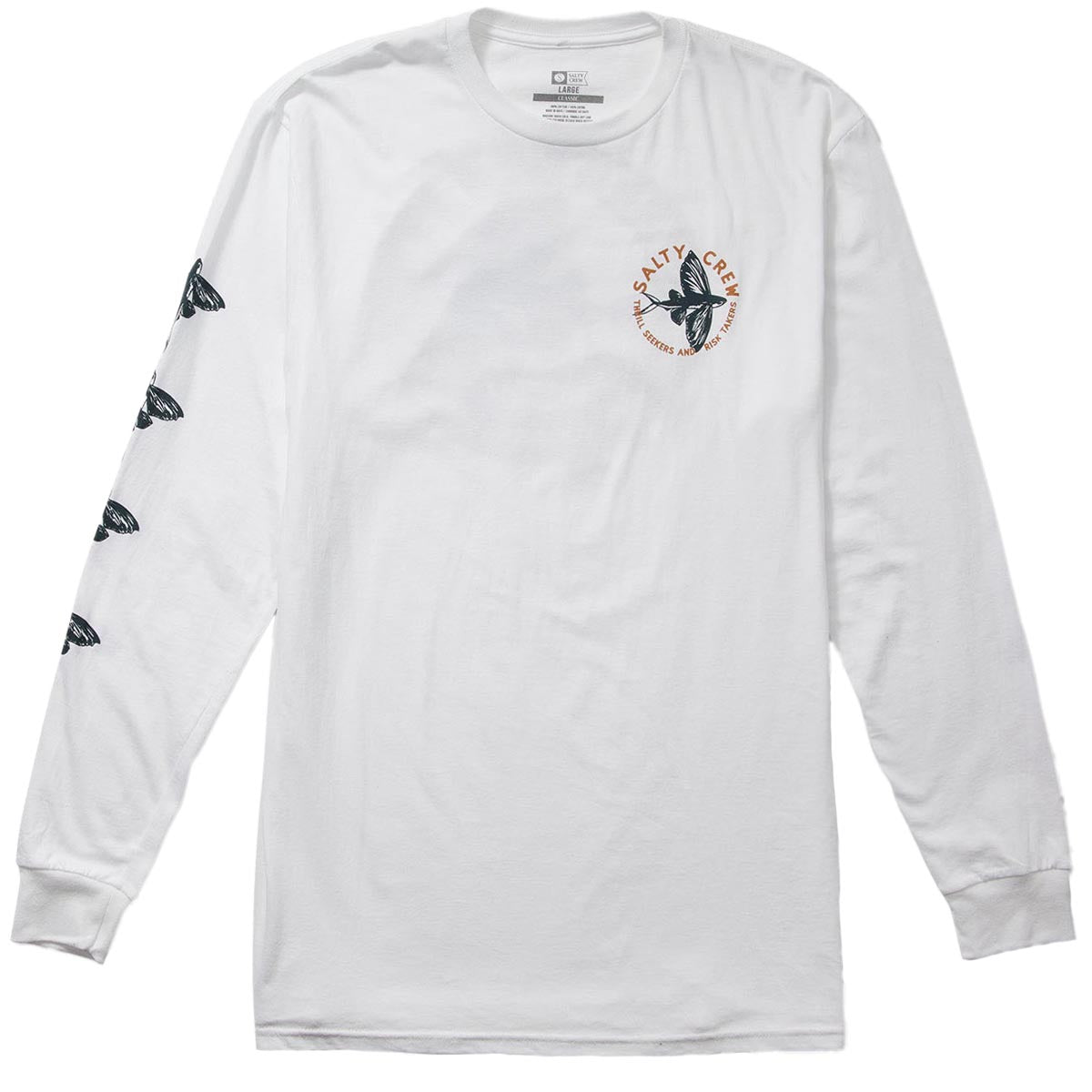 Salty Crew Fly By Long Sleeve T-Shirt - White