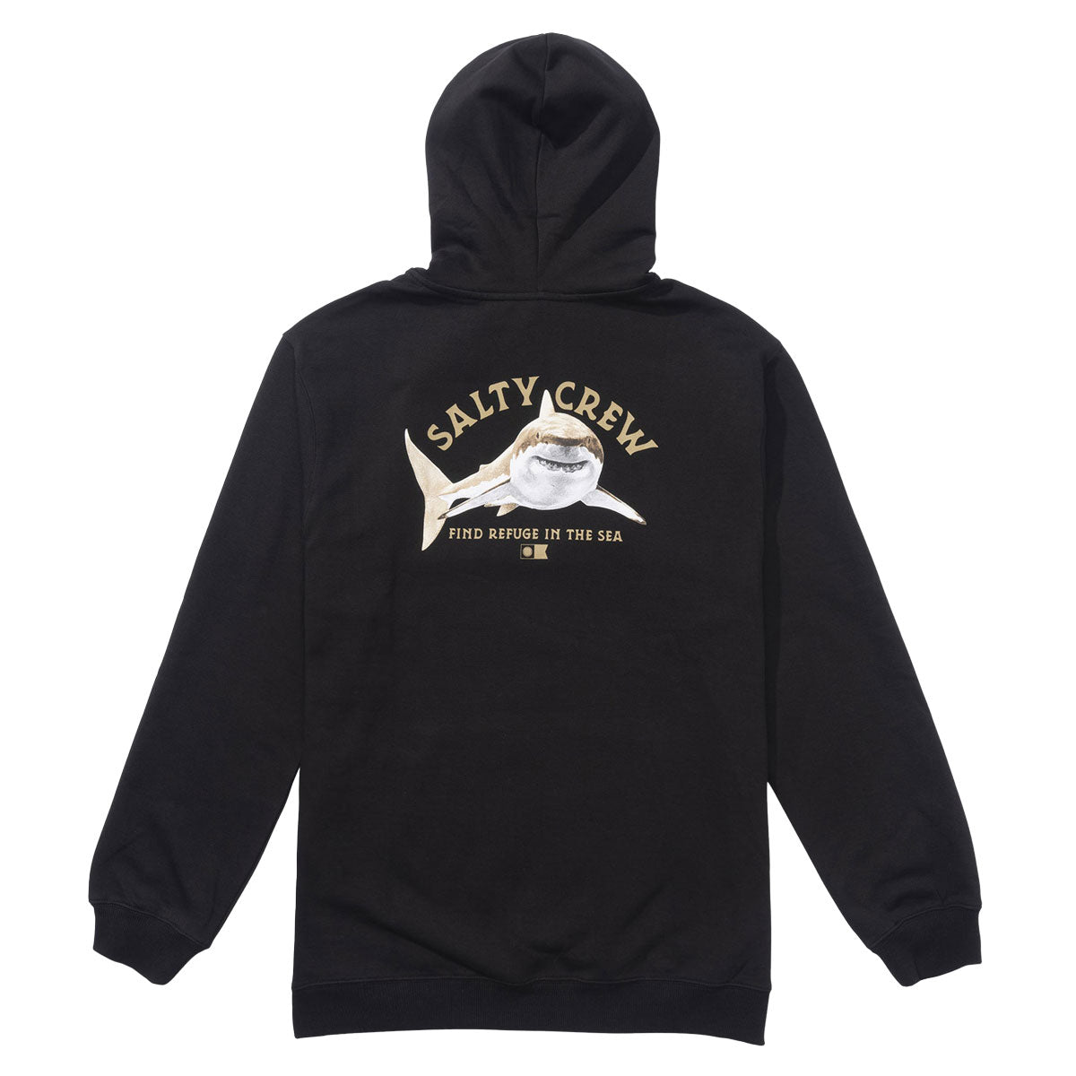 Salty Crew Lurking Fleece Hoodie - Black image 1