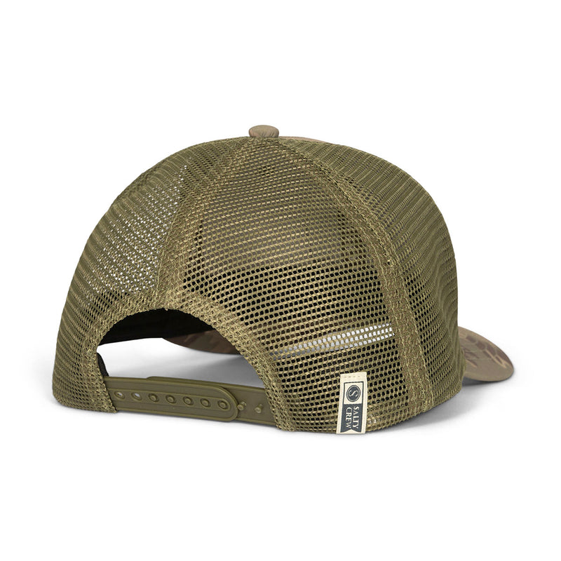 Salty Crew Steadfast Retro Trucker Hat - Camo