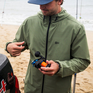 Salty Crew Stowaway Windbreaker Jacket - Four Leaf Clover