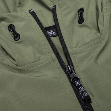 Salty Crew Stowaway Windbreaker Jacket - Four Leaf Clover