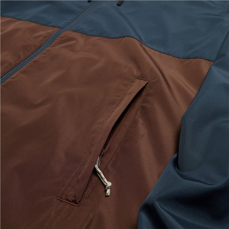Salty Crew Surface Windbreaker Jacket - Friar Brown