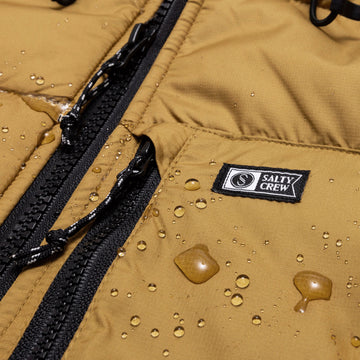 Salty Crew Barrier Hooded Jacket - Bronze Brown