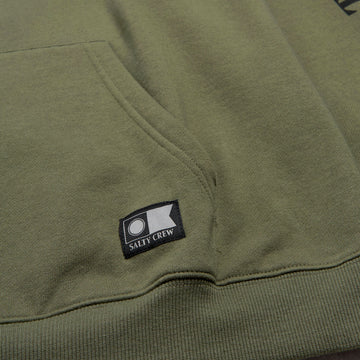 Salty Crew Refuge Hoodie - Olive