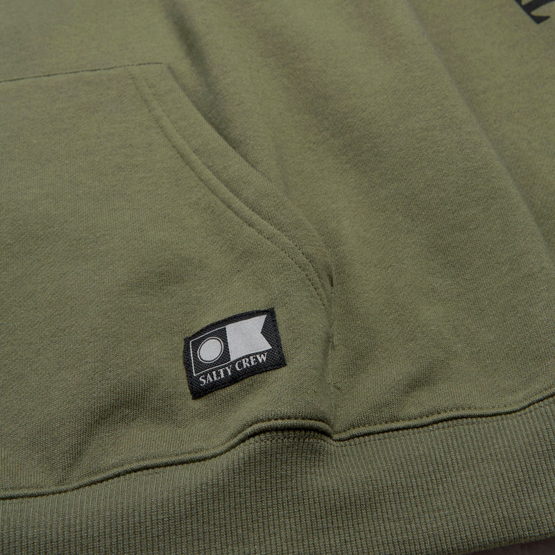 Salty Crew Refuge Hoodie - Olive