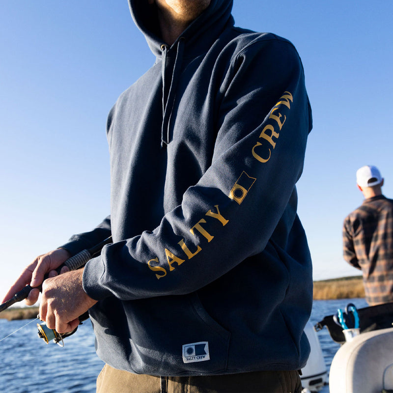 Salty Crew Refuge Hoodie - Midnight Navy