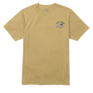 Salty Crew Lurking T-Shirt - Mineral Yellow