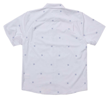 Salty Crew Drifter UV Button Up Shirt - Light Grey