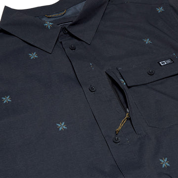Salty Crew Flagship UV Button Up Shirt - Phantom