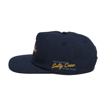 Salty Crew Coastal Snapback Hat - Midnight Navy