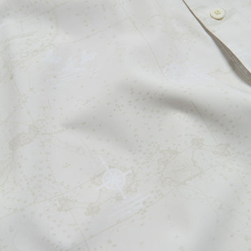 Salty Crew Flagship UV Button Up Shirt - Off White